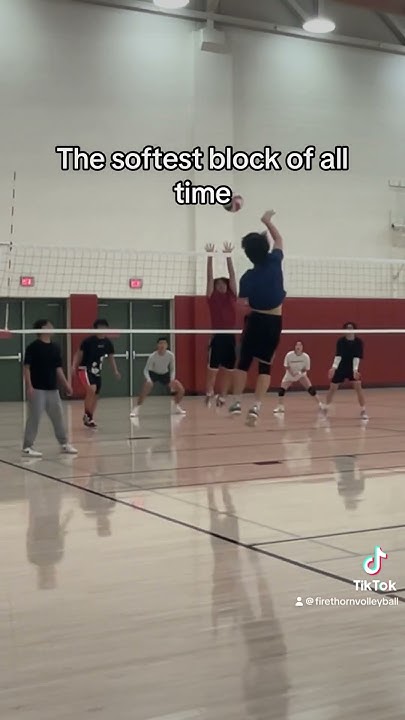 Softest volleyball block - YouTube