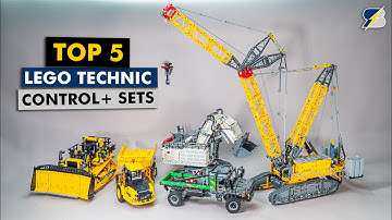 Top 5 biggest LEGO Technic Control+ sets compared