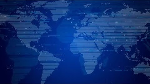 World Map News Background Stock Motion Graphics