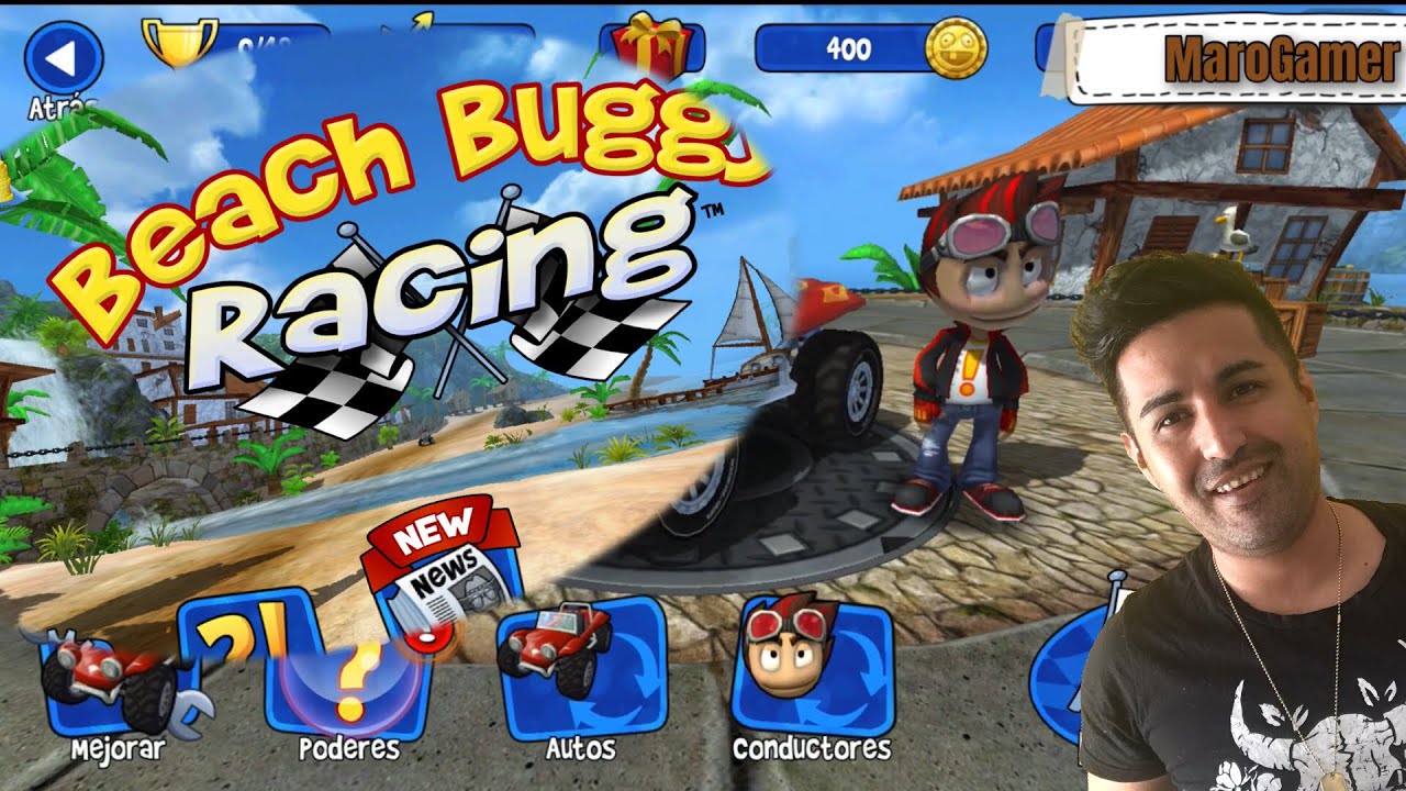 Cómo jugar BB RACING BEACH BUGGY RACING “IMPERDIBLE” - YouTube