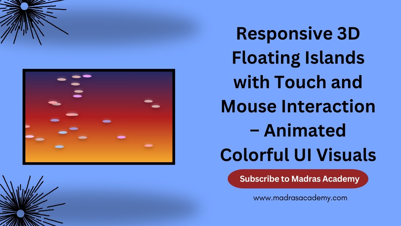 🌴 Responsive Floating Islands with HTML, CSS & JavaScript | 3D Motion ...