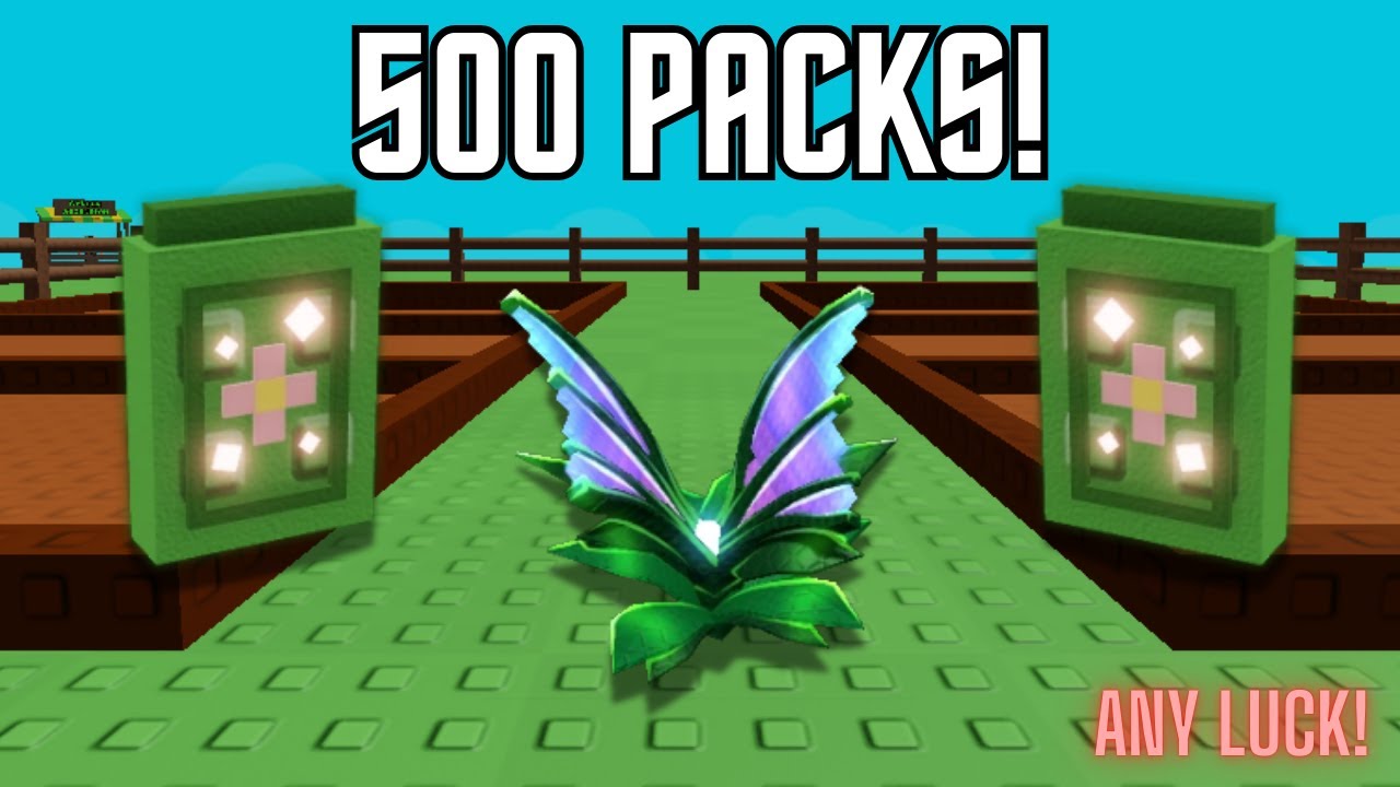 Opening 500 Enchanted Seed Packs in Grow a Garden!