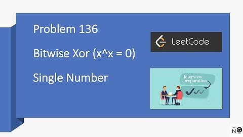 single number | single number leetcode | bitwise xor | leetcode 136