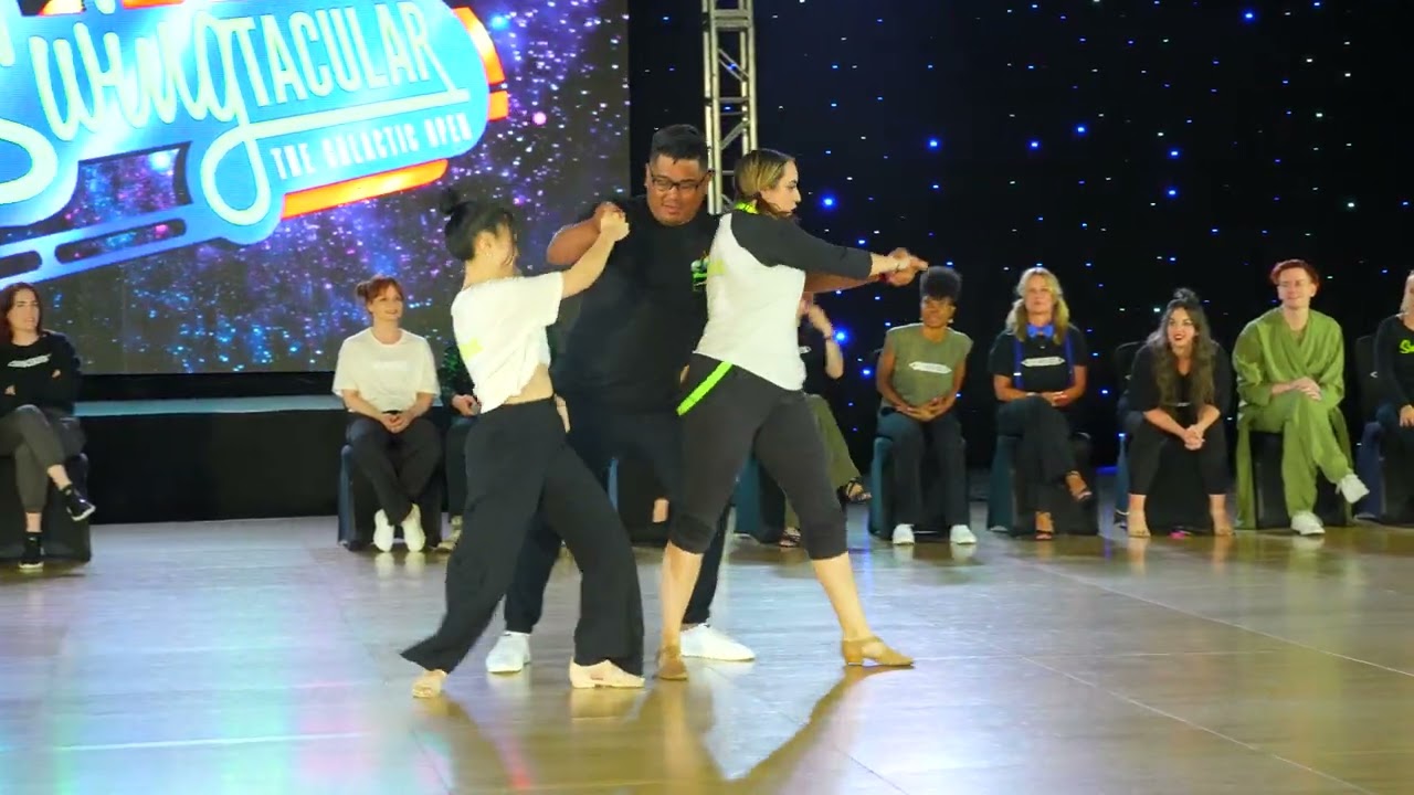 Swingtacular 2024 Invitational Three-For-All Jack & Jill *Show* Tara, Emily and Arjay