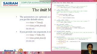 LectureVideo 18CS55 Module4 Classes And Methods 2 Sowmya