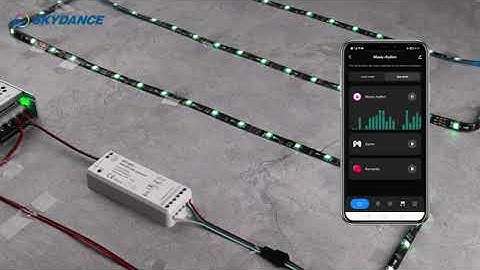 How is WiFi & RF RGB/RGBW SPI LED Controller Controlled-SKYDANCE