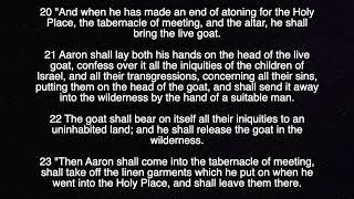Leviticus 16 - English l Audio & Scripture l NKJV