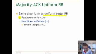 Lecture 6. Unit 7. Fail-Silent Uniform Broadcast
