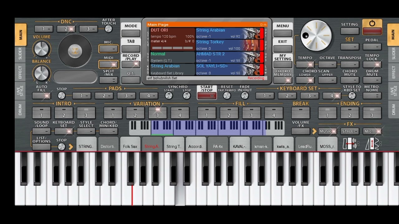 SETRING ARABIC ORG 2023 SETRING LEGATO MIRIP PA700 🙏