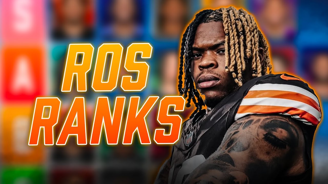 Rest Of Season Fantasy Football Rankings (Every Position)