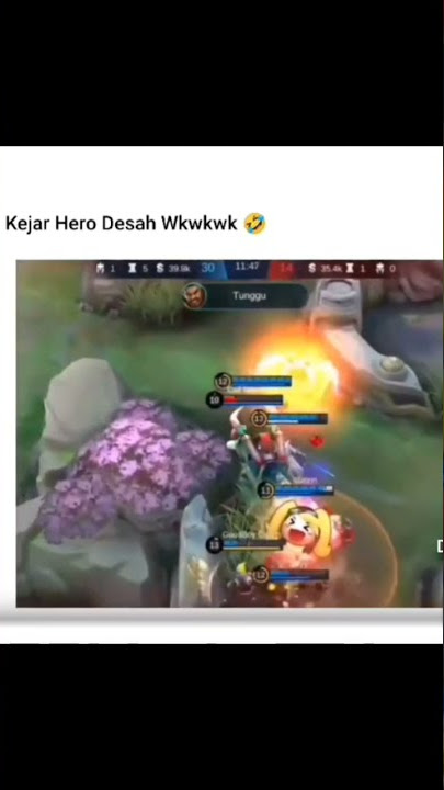 KEJAR HERO DESAH WKWKWK🤣🤣🤣🗿MOBILE LEGENDS🗿 JANGAN LUPA SUBSCRIBE🙏 #mlbb #ml #shorts #pubgm