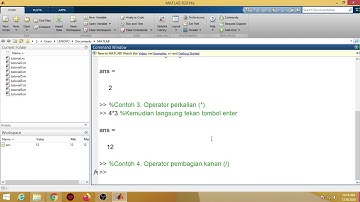 Belajar Mengenal Operator Aritmatika di Matlab