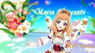 Video thumbnail of "Aikatsu - Aurora Princess (Off Vocal) + Lyrics"