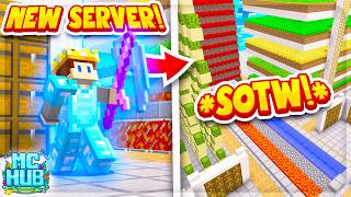 THE *GREATEST* START ON MY *NEW* SKYBLOCK SERVER! (SOTW) | McHub EP #1