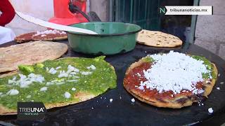 Memela, patrimonio gastronómico de Puebla.