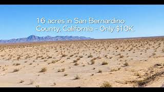 16.03 Acres in California– Only $10K. #california #landcentury #land #realestate #property #fyp