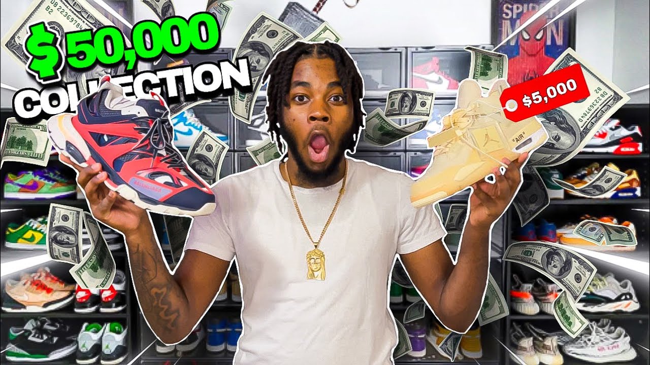 MY ENTIRE $50,000 SNEAKER COLLECTION 2023 - YouTube