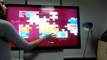Multitouch puzzle game