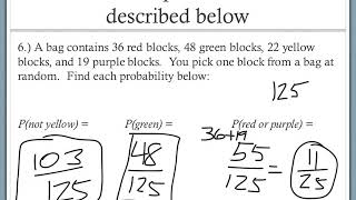 probability model and rules