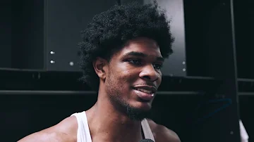 Scoot Henderson Postgame Locker Room Interview | Portland Trail Blazers 89, Charlotte Hornets 86