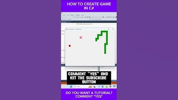 C# Snake Game | C# Coding Tutorial For Beginners #shorts