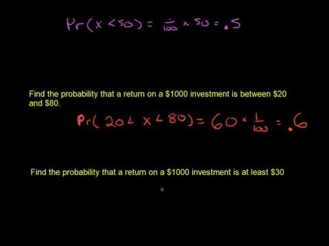 Using Area Under the Density Curve to Determine Probability