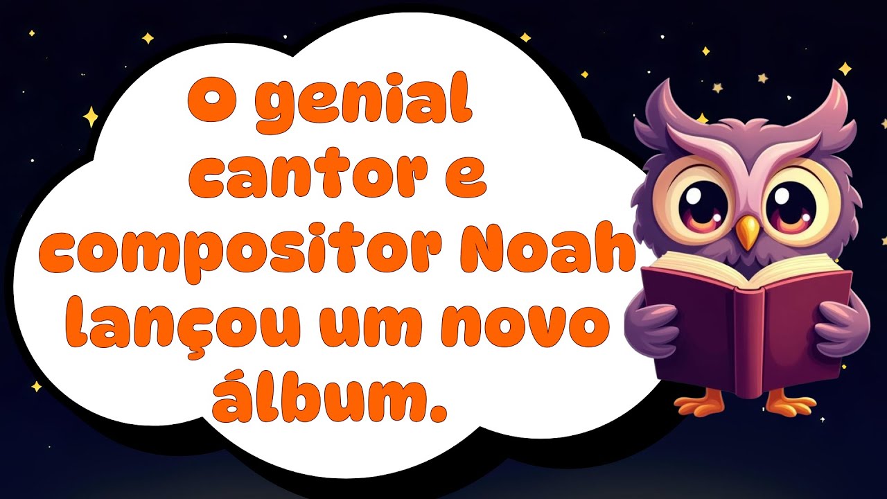 O genial cantor e compositor Noah lançou um novo álbum.