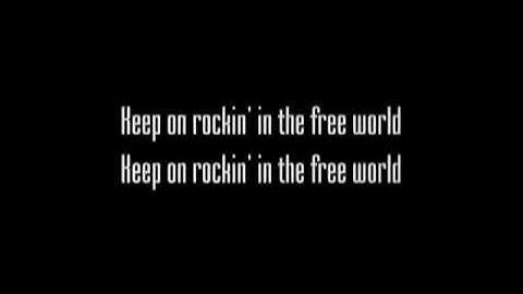Rockin' in the Free World Karaoke version - Karaoke performance video thumbnail