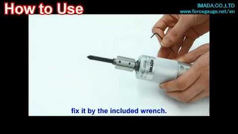 Handheld Type Digital Torque Gauge, HTGA Series Basic Operation, IMADA Make, (Bhagwati Hardware)