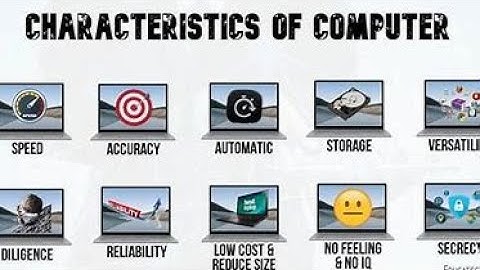 characteristics of computer | what are the computer characteristics