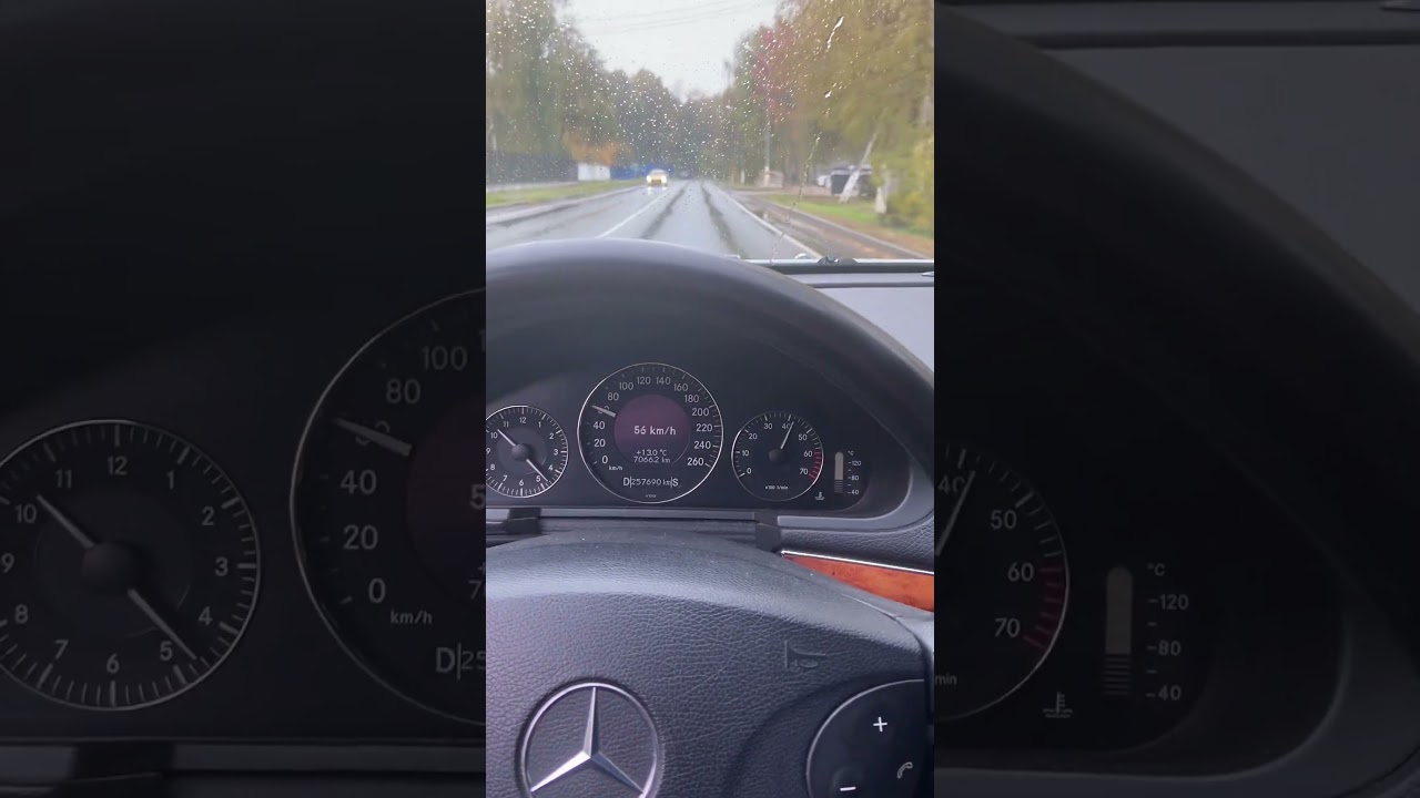 Разгон Mercedes w211 2.6 4matic бензин 