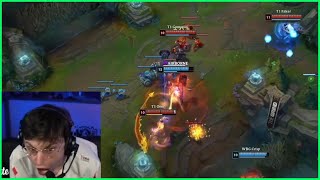 Caedrel Reacts To Oner's Crazy Kick And Zeus Hero Play