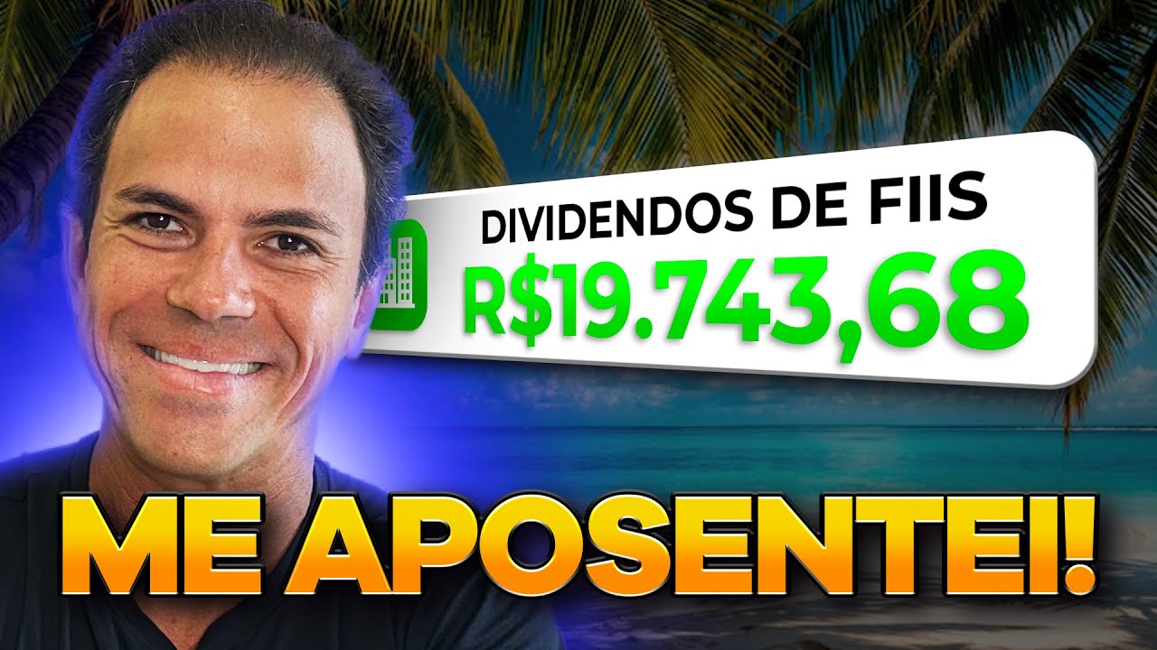 Me APOSENTEI com FIIs: R$ 19.743 TODO MÊS em DIVIDENDOS!