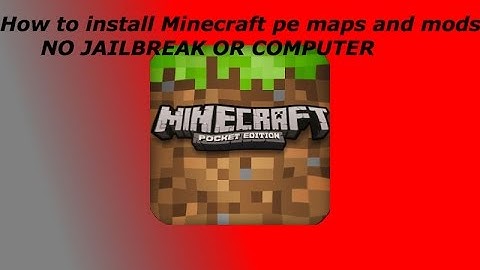 HOW TO DOWNLOAD MINECRAFT PE MODS AND MAPS ON IOS(NO COMPUTER OR JAILBREAK)