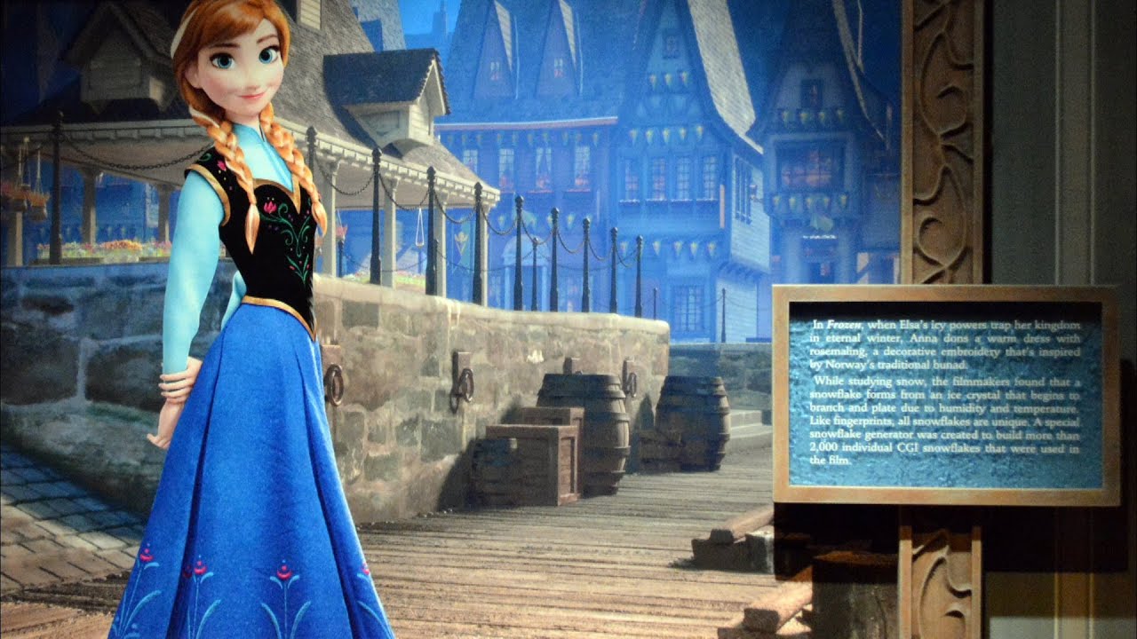 Disney's FROZEN Stave Church Display at Epcot Norway Pavilion Sharing