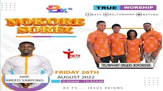 Team #Triumphant_Singers live performance at BXTV