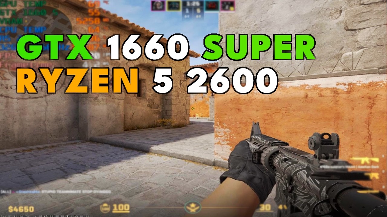 💪[2026] CS2 - Ryzen 5 2600 GTX 1660 Super | Gaming Benchmark