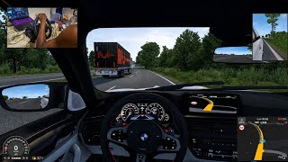 BMW M5 + LOGITECH G923 (ETS 2) - First Drive