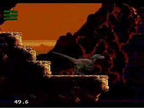Jurassic Park -Sega Genesis- Raptor Run