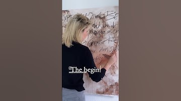 STARTING A NEW ABSTRACT PAINTING, FIRST LAYERS