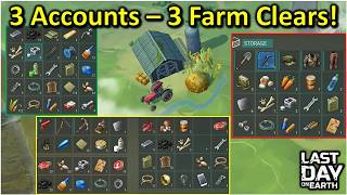 Testing the New Farm on 3 Different Accounts! - Loot Comparison [Last Day on Earth: Survival]