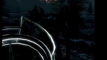 Skyrim - Gargoyle fight