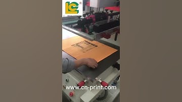 Flat Precision Screen Printing Machine With Vacuum Table 6090PVP