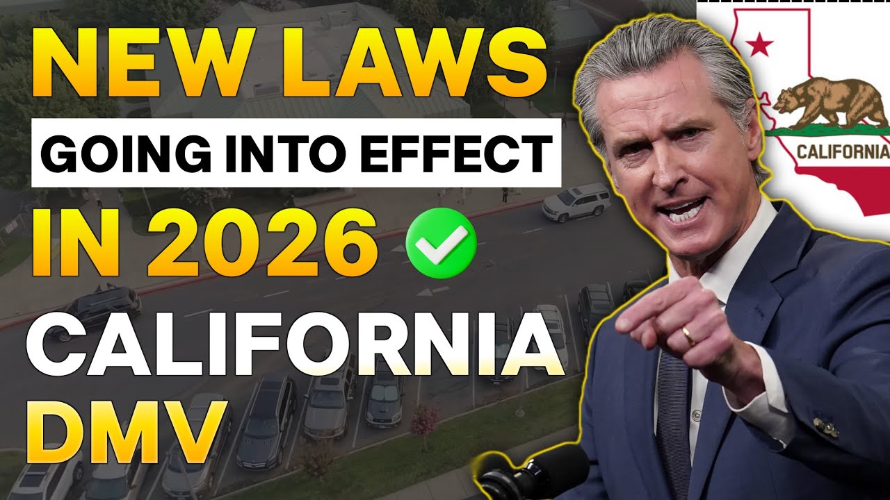 California DMV Highlights New Law in 2026 | California New Law 2026 ...