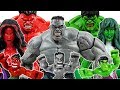 Hulk Army vs Avengers Battle! Spider-Man, She-Hulk, Iron Man, Thor, Captain America Toys!