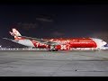 AirAsia X Indonesia Inaugural Flight at CSIA Mumbai