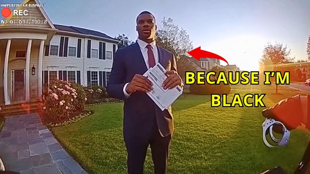A police officer arrested a Black man right outside his home for checking mail.