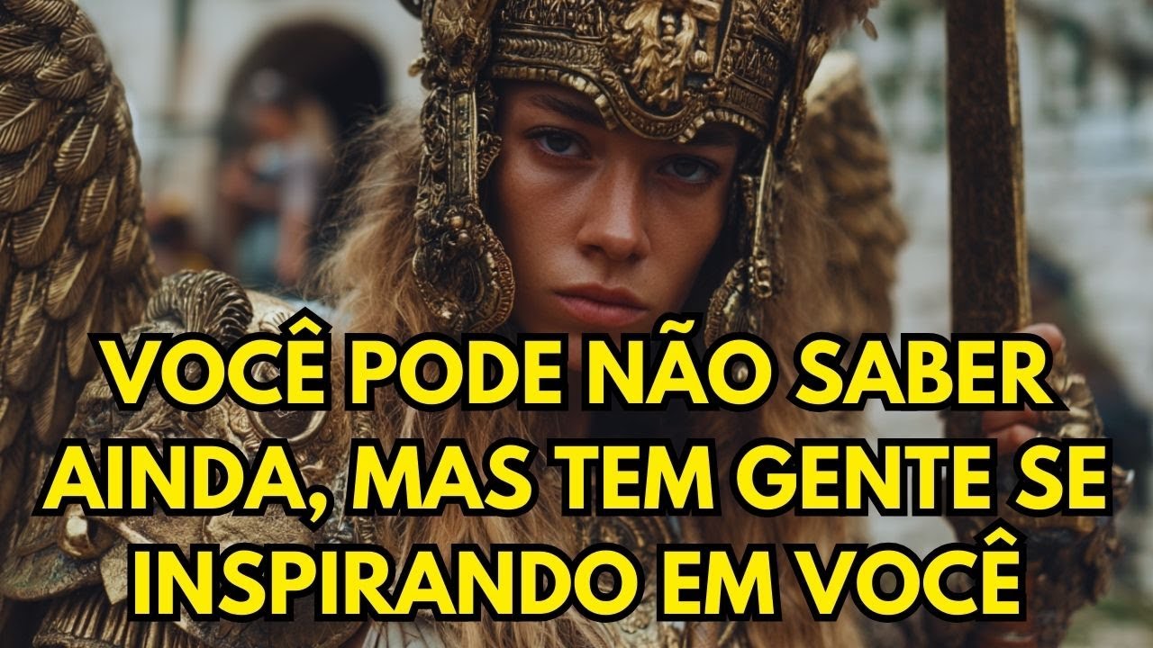 ESCOLHIDO: TEM GENTE QUE VOCÊ NÃO CONHECE SE INSPIRANDO NA SUA CORAGEM E SABEDORIA