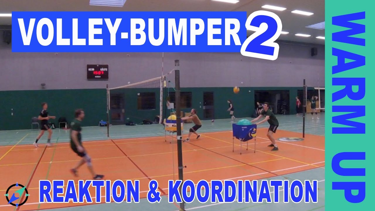 VolleyBumper 2 Erwärmungsspiel mit Koordination und Spaß YouTube
