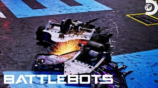 DISARMED! Retrograde vs Glitch! | Battlebots | Discovery